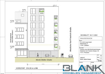 Projektgrundstück in Pforzheim – genehmigtes Wohnbauprojekt mit 7 Wohneinheiten, 75172 Pforzheim, Grundstück gemischt genutzt