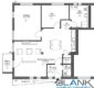 Hochattraktive 3 Zimmer Wohnung mit eigenem Eingang und Balkon - Erstbezug - Grundriss WE 1